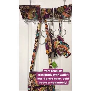 vera bradley set! purse, wallet and 4 bags!